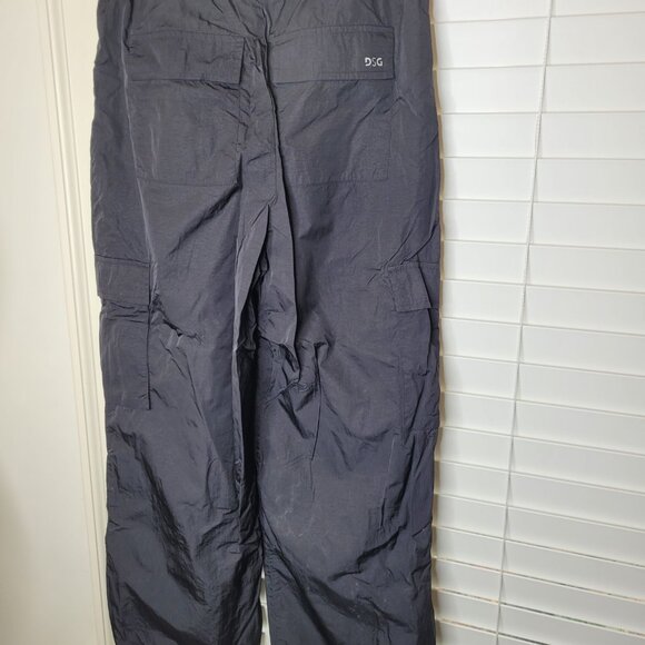 DSG Womens Black Nylon Blend Cargo Joggers Pants XS Elastic Waist & Drawstring - Picture 2 of 6